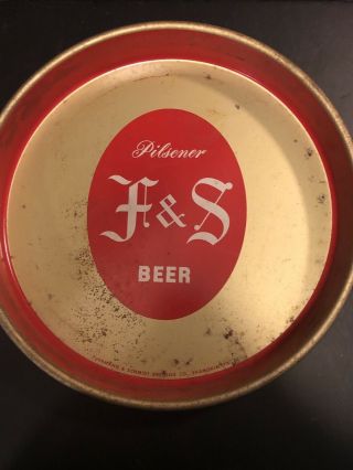 Fuhrmann And Schmidt Beer Tray Vintage