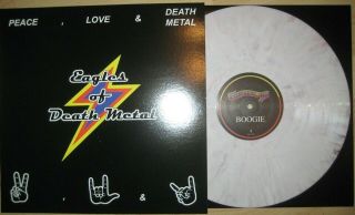 Eagles Of Death Metal - Peace,  Love & Death Metal Vinyl Record Qotsa Rare