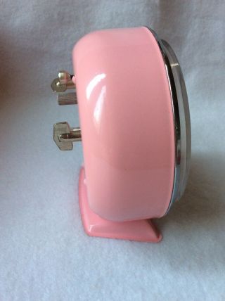 EUC Vintage BETTY BOOP Pink Alarm Clock 1989 Pudgy 3