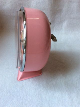 EUC Vintage BETTY BOOP Pink Alarm Clock 1989 Pudgy 5