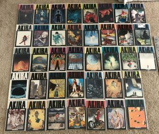Akira Complete Comic Set Issues 1 - 38 Epic Comics.  All Comics Are Nm