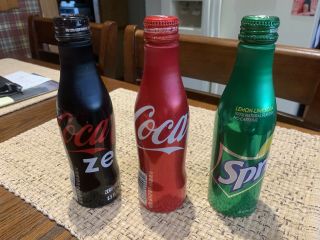 Sprite,  Coke Zero,  Coke Coca - Cola Aluminum Botlle Coke Can - Full