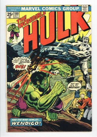 Incredible Hulk 180 Vol 1 Near Perfect 1st App Of Wolverine In Cameo