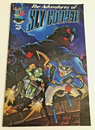 The Adventures Of Sly Cooper Issue 2 Comic Bagged And Boarded Rare Promo Ps2