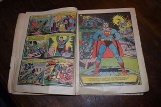 Superman 17 Comic (Hitler Cover) 1942 Unrestored 10