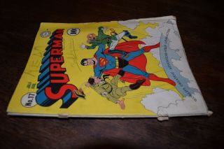 Superman 17 Comic (Hitler Cover) 1942 Unrestored 3