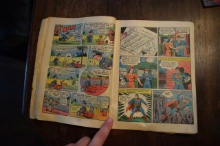Superman 17 Comic (Hitler Cover) 1942 Unrestored 6