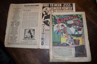 Superman 17 Comic (Hitler Cover) 1942 Unrestored 8