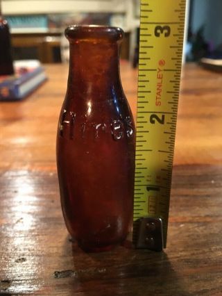 Hires Root beer Mini Soda Bottle/ Miniature Bottles 5