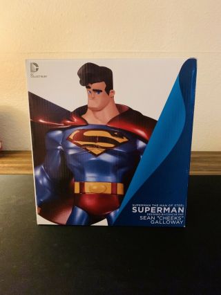 Superman Man Of Steel Statue By Sean Cheeks Galloway Dc Collectibles