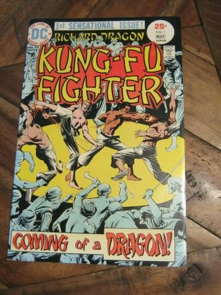 Richard Dragon Kung - Fu Fighter 1 May 1975 Dc Comics - Martial Arts Kk
