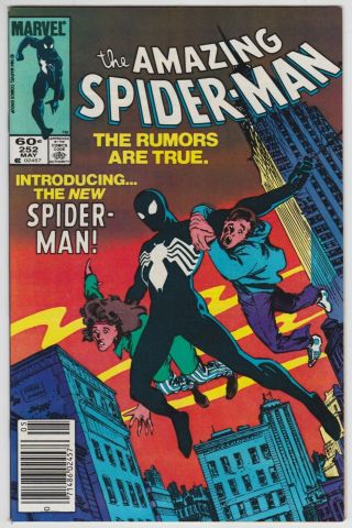 Spider - Man 252 Vf - Nm 9.  0 First Black Symbiote Costume Venom