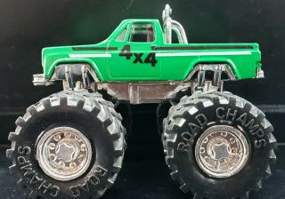 Vintage 1987 Road Champs 4 X4 Monster Truck Green