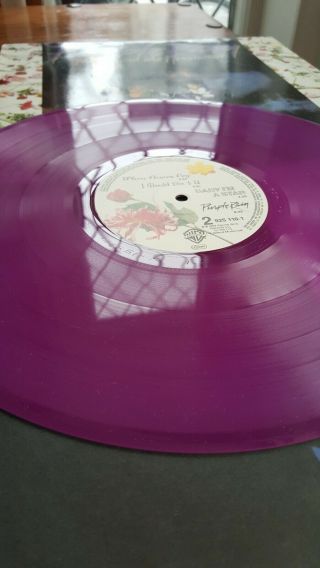 L.  p.  Record Prince Purple Rain Purple Vinyl with poster 2