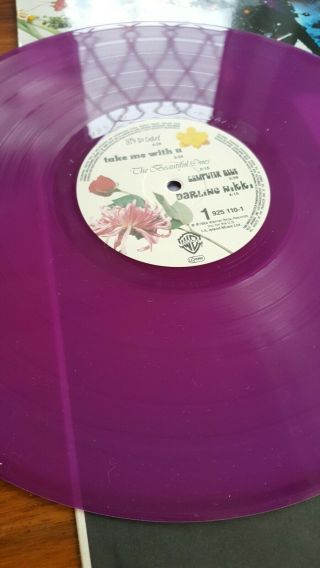 L.  p.  Record Prince Purple Rain Purple Vinyl with poster 3