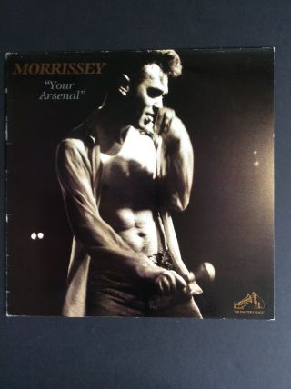 Morrissey Your Arsenal Vinyl Lp Pressing Uk 1992 Rare Csd 3790 Vg,  /vg,