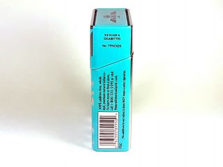 American Spirit Blue Tin Empty Flip top tin cigarette case,  Stash Box 2