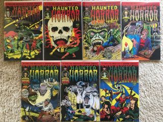 Haunted Horror 20 - 26 / Pre - Code Horror Comics Reprints / Color / Idw