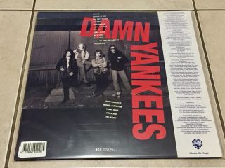 DAMN YANKEES LP Limited SILVER Vinyl 294 of 1000 Nugent Styx Night Ranger 2