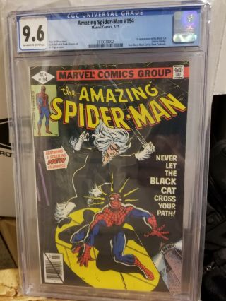 Spider - Man 194 Cgc 9.  6 - First Appearance Of Black Cat