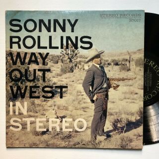 Sonny Rollins Way Out West Lp Stereo Contemporary Dg