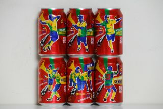 2010 Coca Cola 6 Cans Set From Turkey,  2010 Fifa World Cup