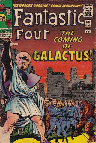 Marvel Comics Fantastic Four 48 Vol 1 1st App Silver Surfer And Galactus 1966