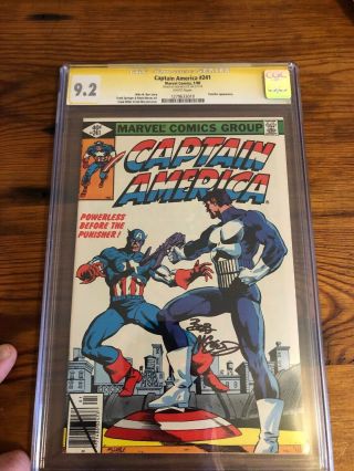 Captain America 241 (jan 1980,  Marvel) Cgc 9.  2 Signed By Bob Mcleod Cover Art