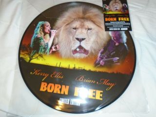 Born 12 " Numbered Limited Picture Disc - Brian May Queen Kerry Ellis