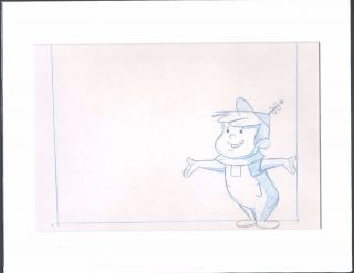 JETSONS ELROY production animation art cel layout drawing Hanna Barbera 3