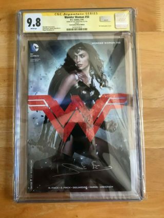 Wonder Woman 50 Cgc 9.  8 Ss (2016) Celebrity Authentics Signature Edition