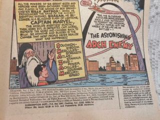 5 SHAZAM CAPTAIN MARVEL comic books 1973 Bronze Age 2 - 3 - 4 - 5 - 9 CC BECK 5
