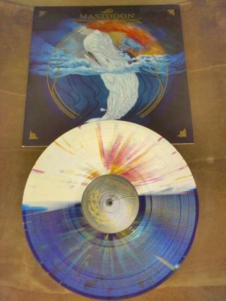 Mastodon Leviathan Blue And White Swirl Color Vinyl,  Vg,  /excellent