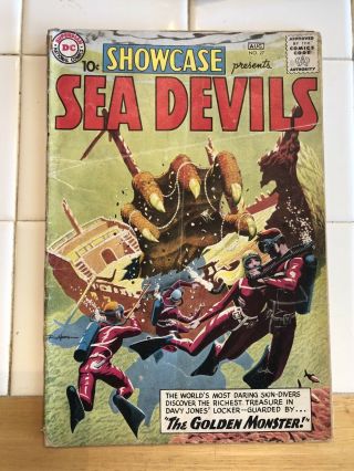 Showcase Presents 27 1960 Silver Age Dc Comic First App Of The Sea Devils Fr/gd