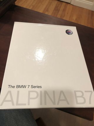 Bmw F01 7 Series Alpina B7 Hardcover Sales Brochure