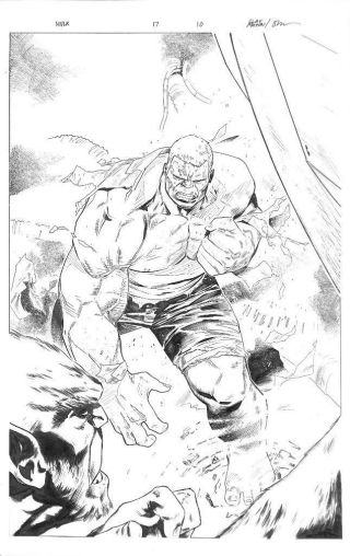 Indestructible Hulk 17 Marvel 2014 (art) Splash Pg 10 - Clay Mann