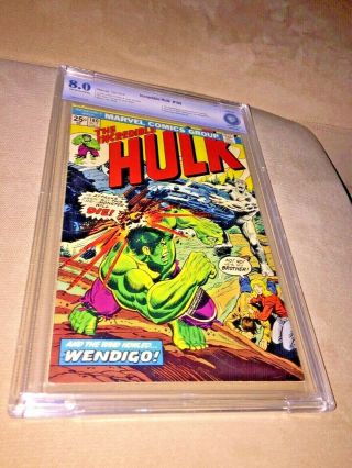Incredible Hulk 180,  Cbcs 8.  0,  Off - White To White Pages,  Not Cgc
