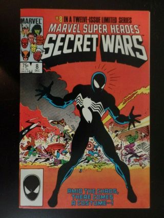 Secret Wars 8 1984 Jim Shooter Origin Of Black Symbiote - Spider - Man,  Venom