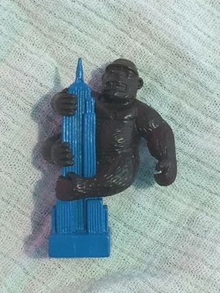 Vintage King Kong Pencil Topper Plastic Gumball Prize Empire State Building