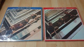 The Beatles – 1962 - 1966 & 1967 - 1970 Vinyl Lps.  Vintage,  Complete With Inners