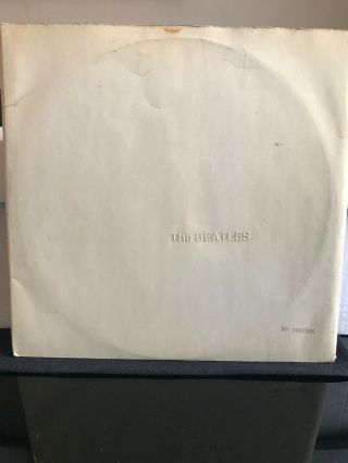 The Beatles White Album Mono Top Loader All Inserts,  Black Inners