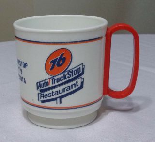 Vintage Union 76 Coffee Mug Plastic