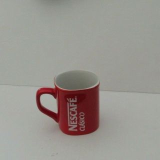 Nescafe Clasico Red/White Coffee Cup/Mug 8 Oz 3