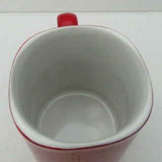 Nescafe Clasico Red/White Coffee Cup/Mug 8 Oz 4