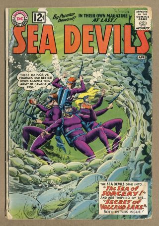 Sea Devils 4 1962 Gd 2.  0