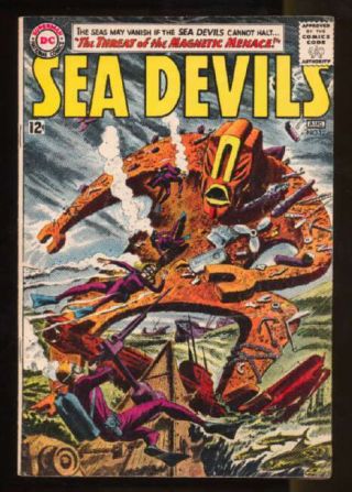 Sea Devils 12 In Fine Minus.  Dc Comics [ A5]