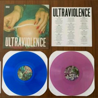 Lana Del Rey Ultraviolence 2lp Vinyl Blue Purple Opaque Ltd Uo Urban Outfitters