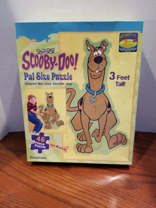 1999 Scooby Doo Pal Size Vintage Puzzle 3ft.  Tall 4012 Pressman Rare