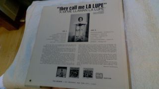 La Lupe They Call Me La Lupe A Mi Me Llaman La Lupe 1966 Tico Rec LP1144 Mono Ex 2