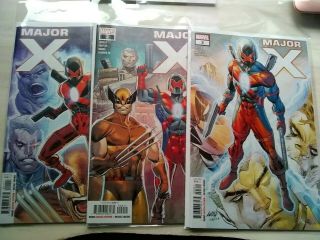Major X 1 2 3 First Print Rob Liefeld Cable Deadpool X - Force Nm,